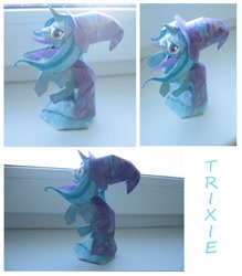 Size: 3402x3888 | Tagged: safe, artist:kass-the-dragon, derpibooru import, trixie, papercraft, photo