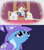 Size: 1276x1444 | Tagged: safe, derpibooru import, screencap, prince blueblood, rarity, trixie, pony, unicorn, magic duel, the ticket master, bluetrix, crack shipping, female, male, mare, rariblood, shipping, straight