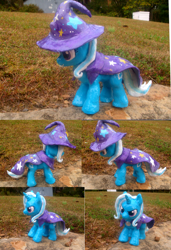 Size: 600x875 | Tagged: safe, artist:skeleion, derpibooru import, trixie, irl, photo, sculpture