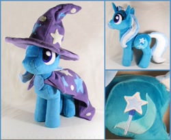 Size: 1318x1080 | Tagged: safe, artist:magnastorm, derpibooru import, trixie, irl, photo, plushie