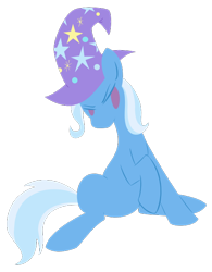 Size: 516x661 | Tagged: safe, artist:jerreds-daddy, derpibooru import, trixie, pony, unicorn, female, mare, simple background, sitting, solo, transparent background