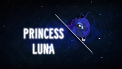 Size: 3840x2160 | Tagged: safe, artist:bluebeasts, princess luna, alicorn, pony, female, mare, portrait, solo, space, vector, wallpaper