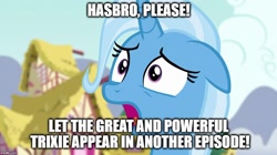 Size: 888x499 | Tagged: safe, derpibooru import, edit, edited screencap, screencap, trixie, pony, unicorn, all bottled up, background pony strikes again, critical research failure, female, it happened, mare, meme, solo