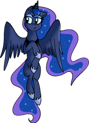 Size: 1462x2009 | Tagged: safe, artist:strangiesleepy, princess luna, alicorn, pony, simple background, solo, transparent background