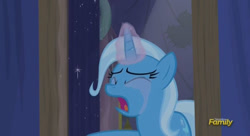 Size: 640x348 | Tagged: safe, derpibooru import, screencap, trixie, pony, no second prances, crying, magic, sad, solo