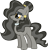 Size: 2785x2914 | Tagged: safe, artist:duskthebatpack, derpibooru import, oc, oc:beauty mark, earth pony, pony, blank flank, ear piercing, earring, female, jewelry, long hair, mare, milf, necklace, pearl necklace, piercing, simple background, solo, transparent background, vector