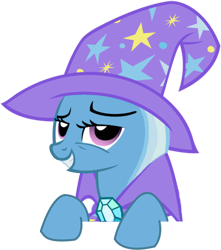 Size: 367x415 | Tagged: safe, artist:darkomegamk2, derpibooru import, trixie, reaction image, simple background, transparent background, vector