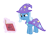 Size: 2567x2009 | Tagged: safe, artist:scritchy, derpibooru import, trixie, pony, unicorn, book, female, magic, mare, reading, solo