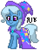 Size: 230x285 | Tagged: safe, artist:radical user 76, derpibooru import, trixie, pony, unicorn, cape, clothes, hat, pony town, simple background, smiling, solo, trixie's cape, trixie's hat, white background