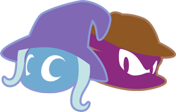 Size: 1200x764 | Tagged: safe, artist:fuzon-s, derpibooru import, trixie, crossover, duo, fang the sniper, logo, simple background, sonic the hedgehog (series), style emulation, transparent background