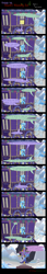 Size: 1500x8800 | Tagged: safe, artist:evil-dec0y, derpibooru import, trixie, oc, oc:ghost, ghost, pony, unicorn, comic:trixie vs., comic:trixie vs. hearth's warming, absurd resolution, christmas, comic, female, hearth's warming eve, holiday, implied starlight glimmer, mare, snow, trixie's wagon, twilight's castle