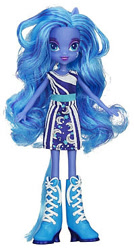 Size: 199x371 | Tagged: safe, princess luna, vice principal luna, equestria girls, doll, humanized, irl, official, photo, ponied up, solo, tailed humanization, toy