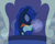 Size: 3264x2592 | Tagged: safe, artist:tyto4tme4l, princess luna, rainbow dash, alicorn, pegasus, pony, cuddling, filly rainbow dash, maternaluna, maternity, sleeping, snuggling