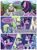 Size: 1400x1900 | Tagged: safe, artist:moemneop, derpibooru import, derpy hooves, starlight glimmer, trixie, twilight sparkle, twilight sparkle (alicorn), alicorn, pony, comic:shifting changelings lies and truths, chest fluff, comic, yoke