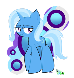 Size: 1024x1071 | Tagged: safe, artist:cloudyzu, derpibooru import, trixie, pony, unicorn, female, mare, solo