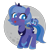 Size: 1024x1024 | Tagged: dead source, safe, artist:pixiedot9, princess luna, alicorn, pony, :p, blushing, cute, diabetes, filly, hat, leaning, lunabetes, moon, paper hat, raised hoof, self ponidox, simple background, smiling, tongue out, transparent background, woona