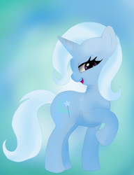 Size: 1147x1490 | Tagged: safe, artist:princesswoona1, derpibooru import, trixie, pony, unicorn, female, mare, smiling, solo