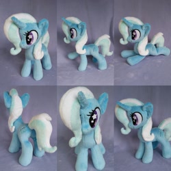 Size: 1564x1564 | Tagged: safe, artist:doctorkoda, derpibooru import, trixie, pony, irl, photo, plushie, solo, wingding eyes