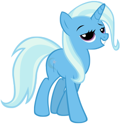 Size: 7336x7500 | Tagged: safe, artist:maximillianveers, derpibooru import, trixie, pony, unicorn, absurd resolution, female, mare, simple background, smirk, solo, strut, transparent background, vector