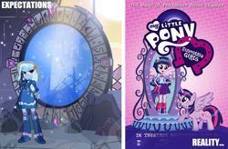 Size: 934x612 | Tagged: safe, artist:pixelkitties, derpibooru import, edit, trixie, twilight sparkle, twilight sparkle (alicorn), alicorn, pony, equestria girls, equestria girls (movie), equestria girls drama, meta, stargate