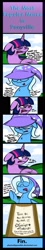 Size: 640x3538 | Tagged: safe, artist:alexsalinasiii, derpibooru import, trixie, twilight sparkle, twilight sparkle (alicorn), alicorn, pony, comic, female, mare, the most popular girls in school, toilet humor, wat