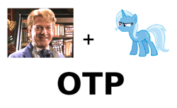 Size: 858x524 | Tagged: safe, derpibooru import, trixie, exploitable meme, gilderoy lockhart, harry potter, kenneth branagh, meta, otp, shipping, text