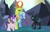 Size: 2050x1300 | Tagged: safe, artist:smallbluetiger, derpibooru import, pharynx, starlight glimmer, thorax, trixie, changedling, changeling, pony, unicorn, to change a changeling, hilarious in hindsight, king thorax, vector