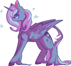 Size: 1024x955 | Tagged: safe, artist:marshmellowcannibal, princess luna, alicorn, pony, s1 luna, solo, unshorn fetlocks