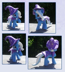 Size: 800x885 | Tagged: safe, artist:kaizerin, derpibooru import, trixie, custom, irl, photo, toy