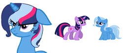 Size: 1364x596 | Tagged: safe, artist:phanrules, derpibooru import, trixie, twilight sparkle, oc, pony, unicorn, female, lesbian, mare, shipping, twixie