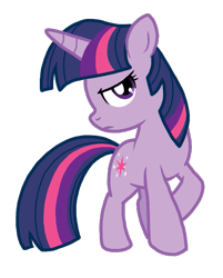 Size: 543x677 | Tagged: safe, artist:nukeleer, derpibooru import, twilight sparkle, pony, unicorn, female, raised hoof, simple background, solo, transparent background