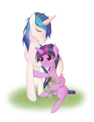 Size: 896x1168 | Tagged: safe, artist:v-invidia, derpibooru import, shining armor, smarty pants, twilight sparkle, pony, unicorn, filly