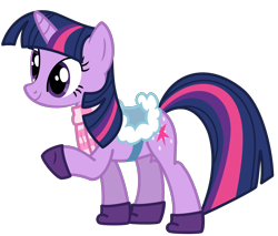 Size: 2000x1700 | Tagged: safe, artist:philiptomkins, derpibooru import, twilight sparkle, unicorn twilight, pony, unicorn, winter wrap up, boots, clothes, saddle, scarf, simple background, solo, transparent background, vector