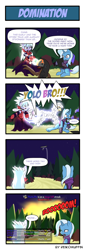 Size: 660x1914 | Tagged: safe, artist:reikomuffin, derpibooru import, cloudchaser, trixie, comic, dota, parody, yolo