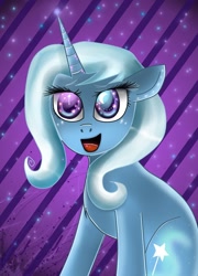 Size: 888x1234 | Tagged: safe, artist:ladymonotone, derpibooru import, trixie, pony, unicorn, female, mare, solo