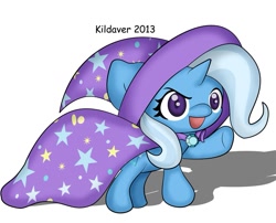 Size: 1089x879 | Tagged: safe, artist:kildaver, derpibooru import, trixie, pony, unicorn, chibi, female, mare, solo