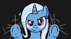 Size: 895x497 | Tagged: artist needed, safe, derpibooru import, trixie, pony, unicorn, female, fourth wall, mare, solo