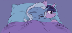 Size: 595x274 | Tagged: safe, artist:joey darkmeat, derpibooru import, trixie, twilight sparkle, pony, unicorn, crying, female, lesbian, life size, mare, plushie, shipping, twixie