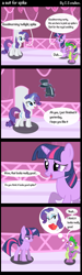 Size: 461x1536 | Tagged: safe, artist:coltsteelstallion, derpibooru import, rarity, spike, twilight sparkle, dragon, pony, unicorn, comic