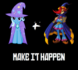 Size: 573x513 | Tagged: safe, derpibooru import, trixie, crossover, exploitable meme, make it happen, ralph, the legend of zelda, the legend of zelda: oracle of ages