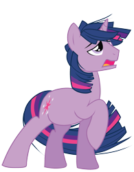 Size: 1855x2382 | Tagged: safe, artist:wicklesmack, derpibooru import, dusk shine, twilight sparkle, unicorn twilight, pony, unicorn, the crystal empire, spoiler:s03, crystal empire, flowing mane, male, open mouth, raised hoof, rule 63, simple background, solo, stallion, transparent background, unicorn dusk shine, vector, windswept mane