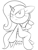 Size: 1200x1600 | Tagged: safe, artist:xodiaq, derpibooru import, trixie, pony, unicorn, female, mare, monochrome, solo, wip