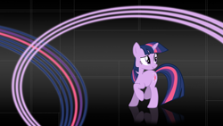 Size: 1920x1080 | Tagged: safe, artist:sirpayne, derpibooru import, twilight sparkle, pony, unicorn, female, mare, purple coat, solo, wallpaper