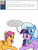 Size: 600x800 | Tagged: safe, artist:dekomaru, derpibooru import, scootaloo, trixie, twilight sparkle, pony, unicorn, ask, female, lesbian, mare, pregnant, pregnant scootaloo, shipping, tumblr, tumblr:ask twixie, twixie