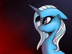 Size: 960x727 | Tagged: safe, artist:lazyfanartist, derpibooru import, trixie, pony, unicorn, bust, female, mare, solo