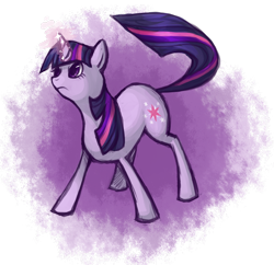 Size: 838x810 | Tagged: safe, artist:cranberrynoodles, derpibooru import, twilight sparkle, pony, unicorn, female, glowing horn, horn, mare, simple background, solo, transparent background