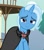 Size: 950x1073 | Tagged: safe, derpibooru import, screencap, trixie, pony, unicorn, magic duel, alicorn amulet, c:, cropped, cute, diatrixes, female, lidded eyes, looking at you, mare, smiling, smug, solo