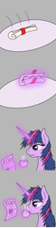 Size: 600x2405 | Tagged: safe, artist:jykinturah, derpibooru import, twilight sparkle, ask, askblinddash, coffee, congratulation, cup, equestria daily, scroll