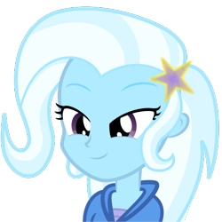 Size: 500x500 | Tagged: safe, artist:serendipony, derpibooru import, trixie, equestria girls, face, simple background, solo, transparent, transparent background, vector