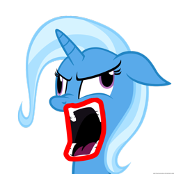 Size: 894x894 | Tagged: safe, derpibooru import, trixie, pony, unicorn, derp, female, mare, meme, shoop da whoop, solo, wheels trixie